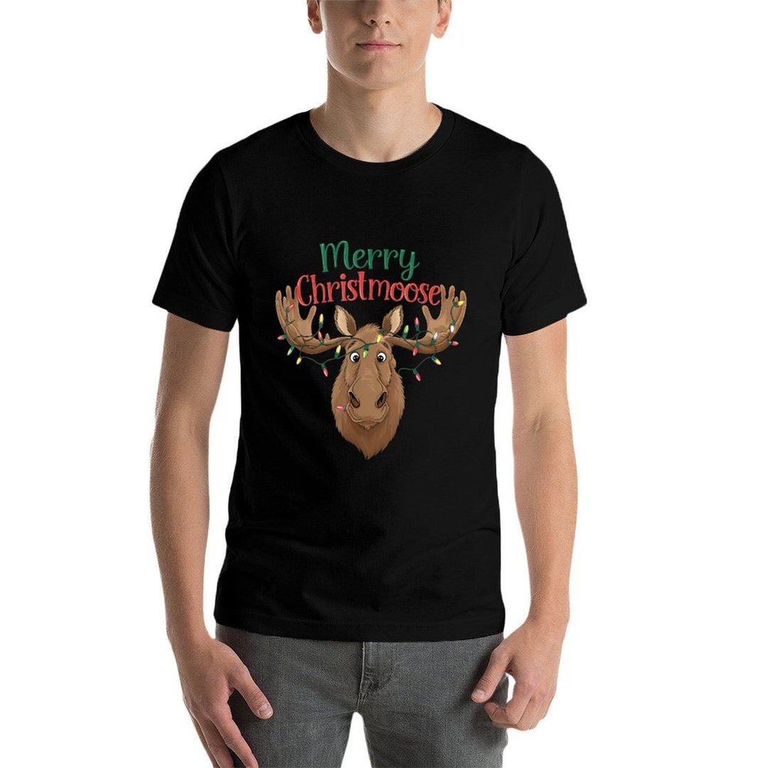 Christmas Moose Merry Christmas Moose Merry Christmoose  Durable T-Shirt