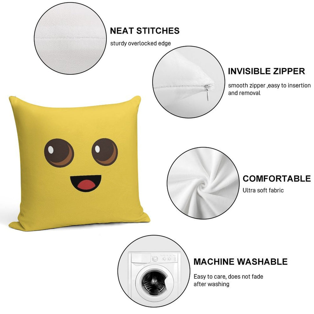 Peely Victory Royale Banana Soft Luxury Feel Throw Pillow