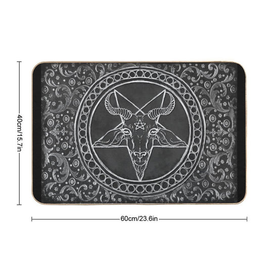 Ornate Baphomet  Toxin-Free Bath Mat