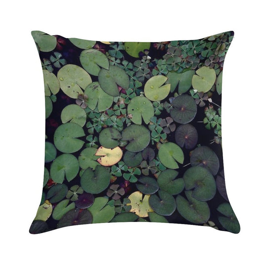 Lily Pads Soft Ultra-Soft Texture Throw Pillow