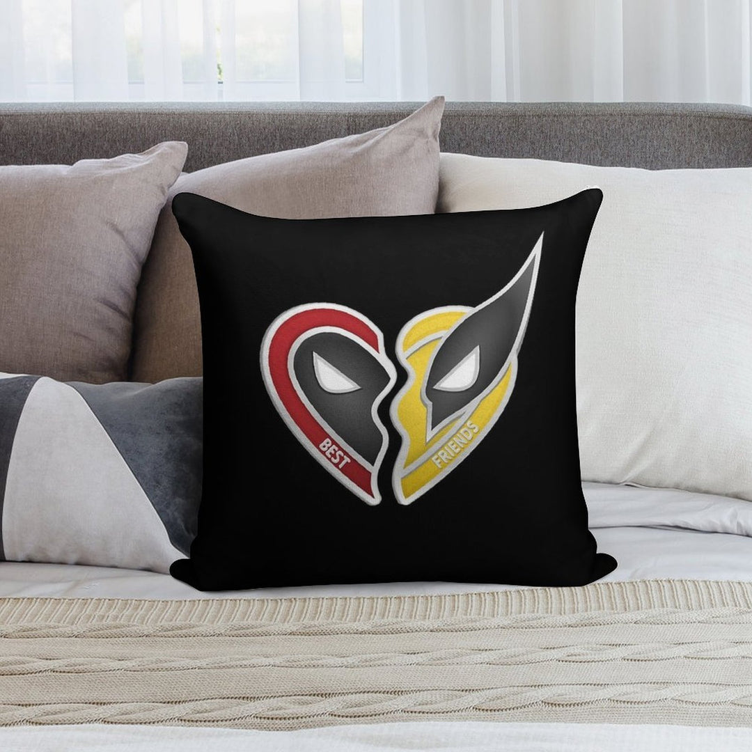 Multiverse BFFs Soft Fade-Resistant Throw Pillow