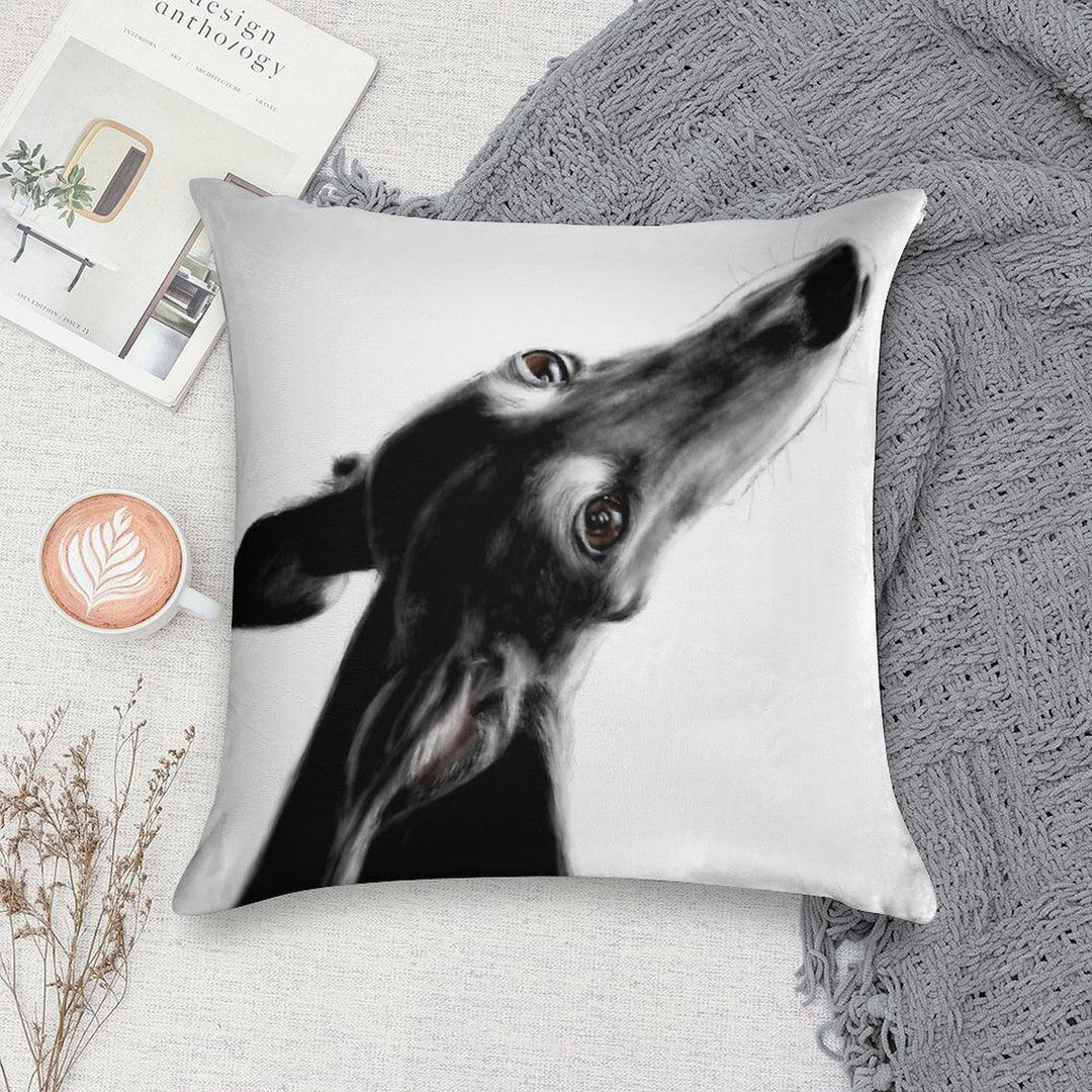 Always There II White Soft Home Decor Throw Pillow