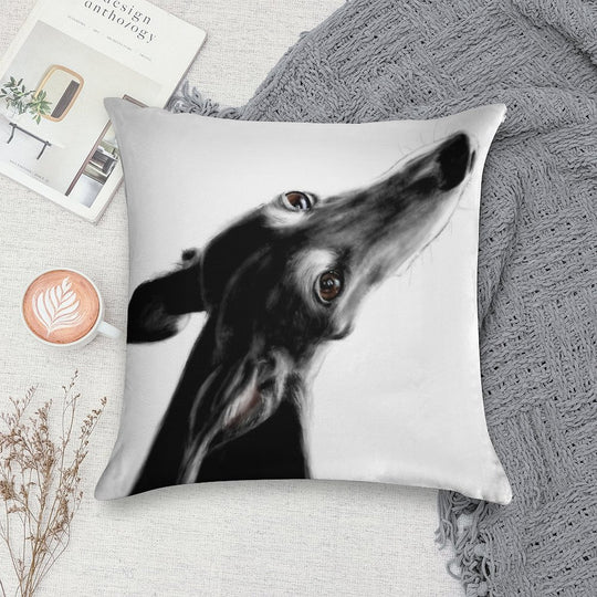 Always There II White Soft Home Decor Throw Pillow