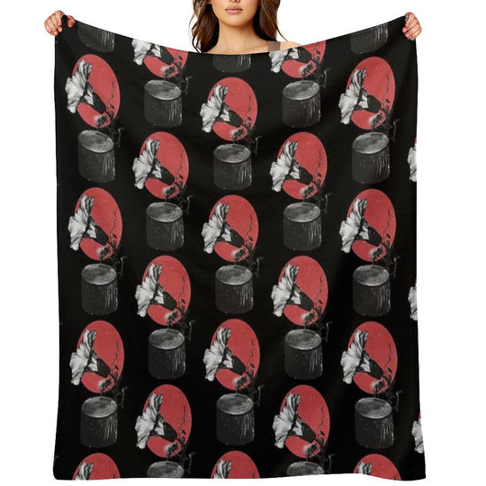 Gramophone Lightweight Throw Blanket