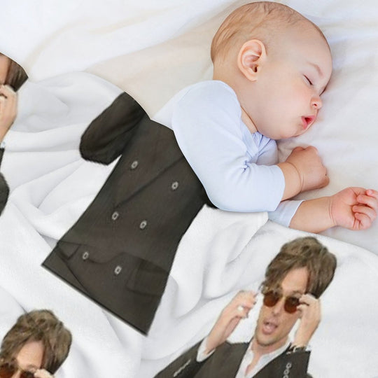 Matthew Gray Gubler Sustainable Throw Blanket