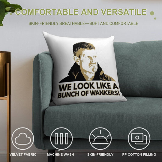 Unimpressed Guenther Rich Energy Soft Warmth Comfort Throw Pillow