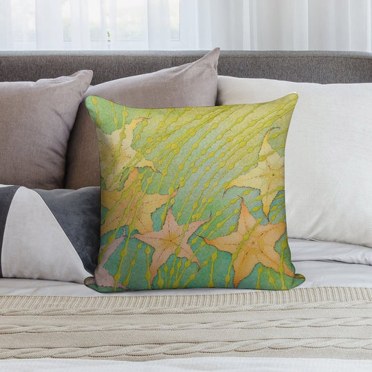 Starfish in The Seaweed Soft Ultra-Soft Texture Throw Pillow