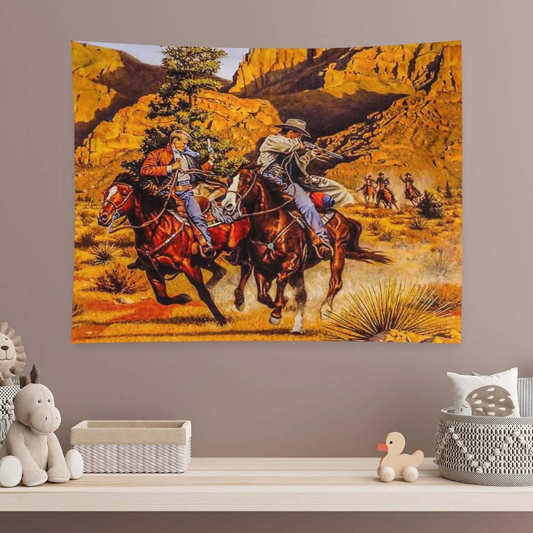 Fwc 5192 Old West Wild Cowboy Tapestry