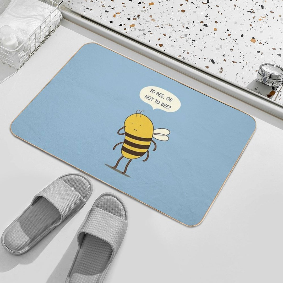 Confused Bee  Multi-Purpose Bath Mat