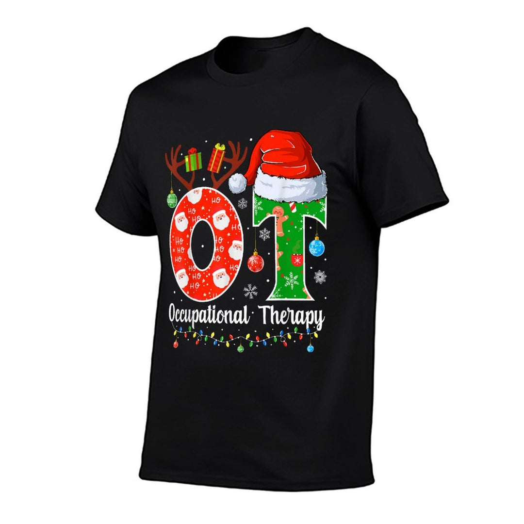 OT Christmas Occupational Therapy Christmas OT  Slim-fit Cut T-Shirt