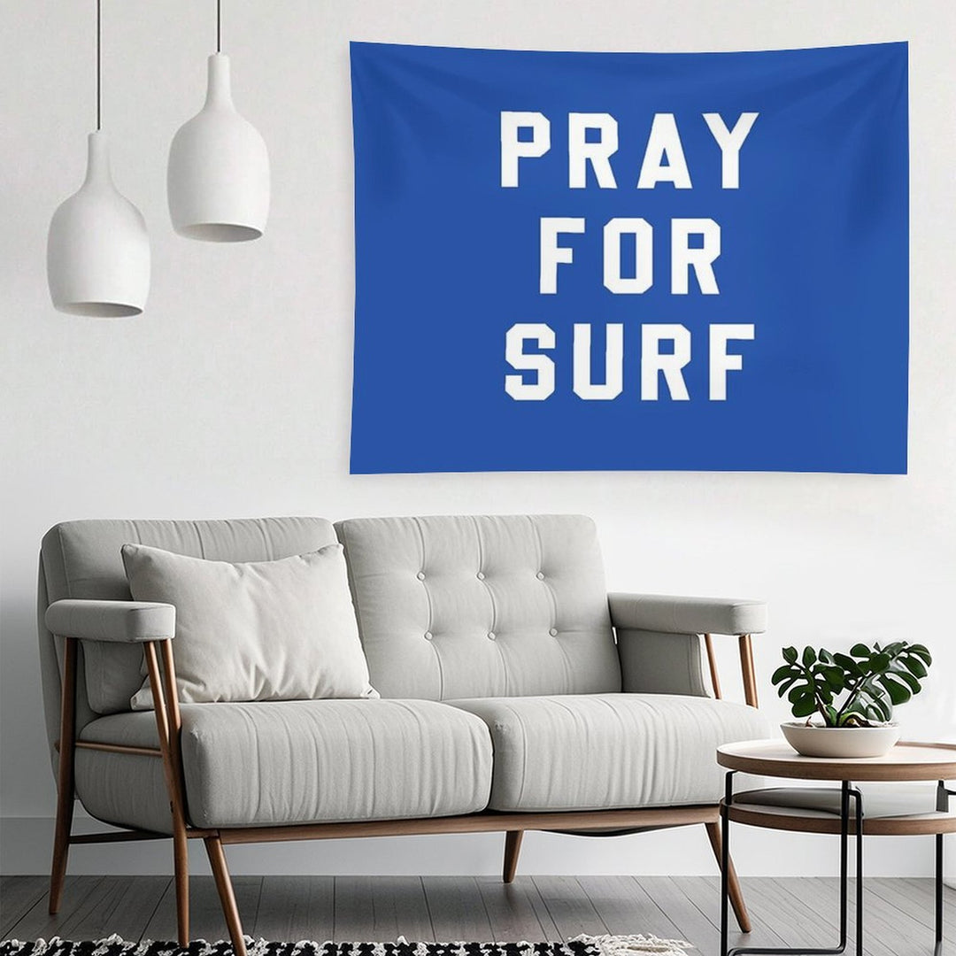 Pray for Surf - Blue Tapestry