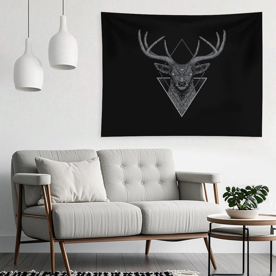 Dark Deer Tapestry