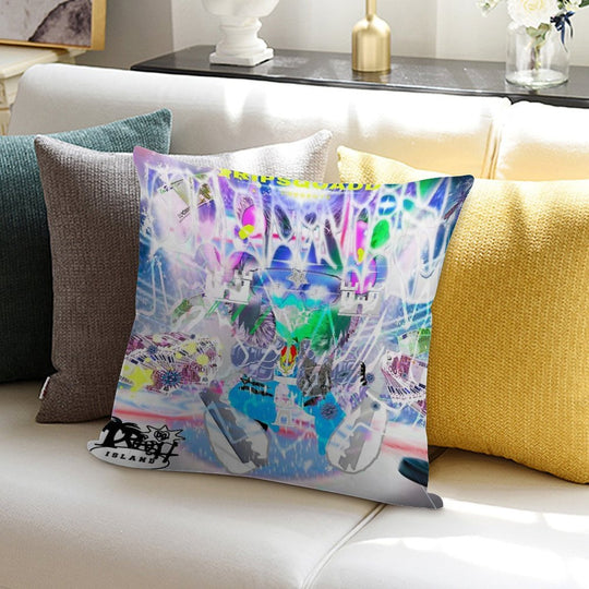 Icedancer Soft Anti-Pilling Throw Pillow