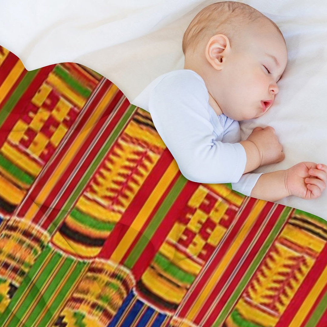 Kente Africa Design All-season Throw Blanket