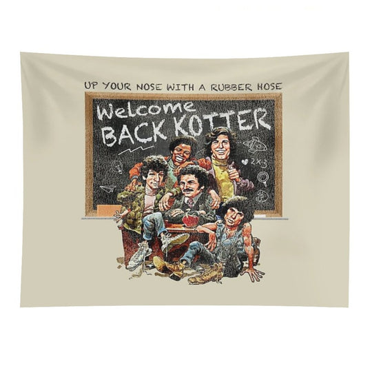 Welcome Back Kotter Vintage Worn Tapestry