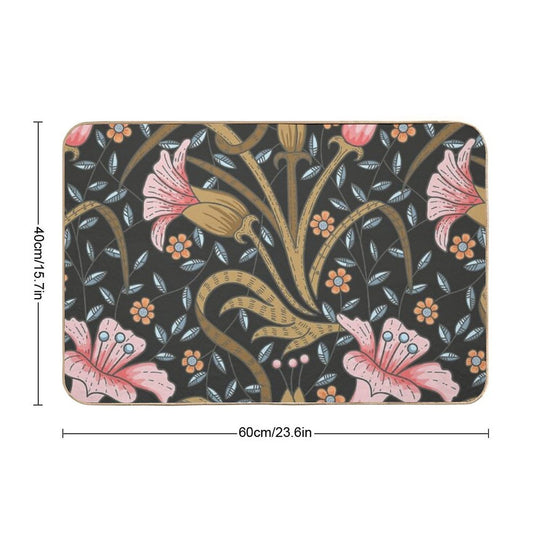 Vintage Garden Bush  Multi-Purpose Bath Mat