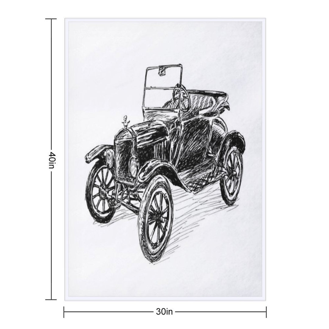 Ford Model T Image Eco-conscious Throw Blanket