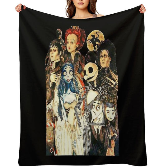 Tim Movie Horror Characters Film Durable Throw Blanket