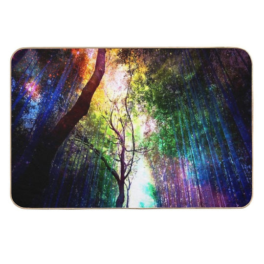 Rainbow Forest  Odorless Bath Mat