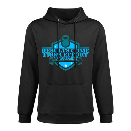 Womens Results Come From Effort Not Equipment – Gym Motivation Colorfast Hoodie