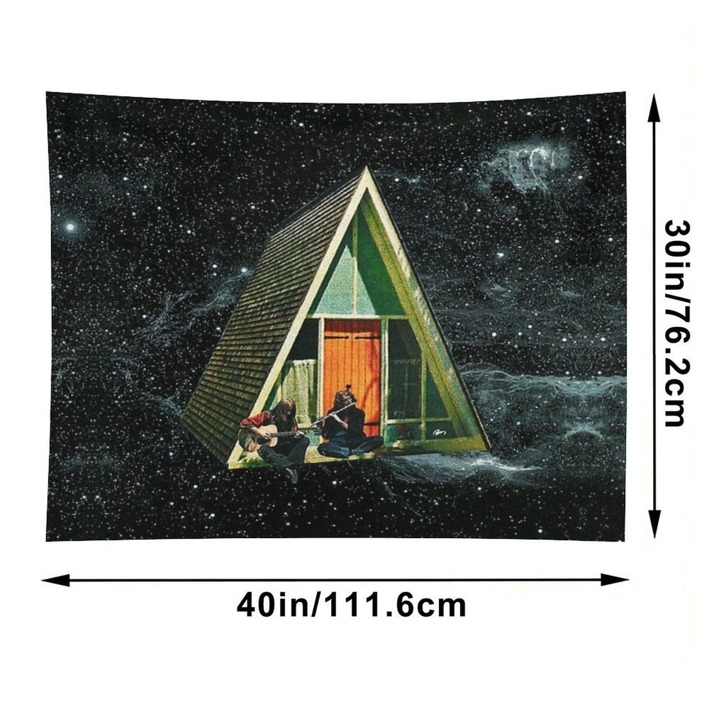 A House in Space Tapestry