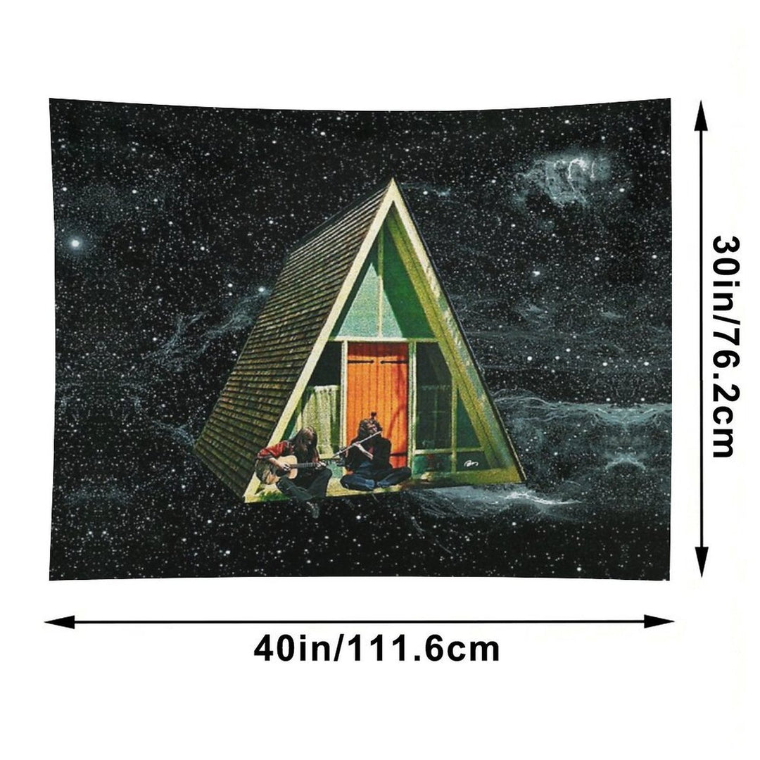 A House in Space Tapestry