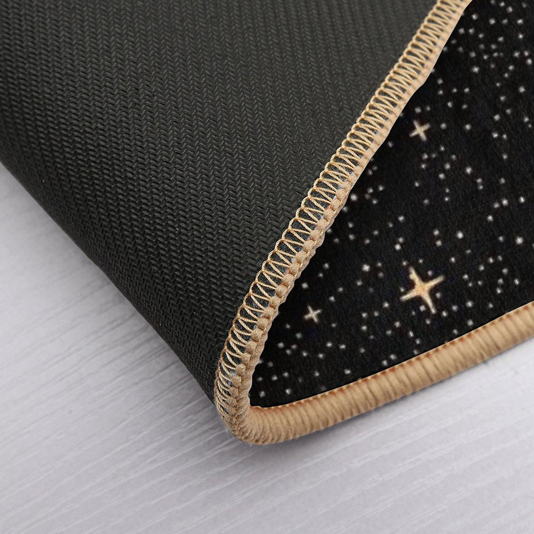 Star Eater Dark GOLD Version  Stain-Proof Bath Mat