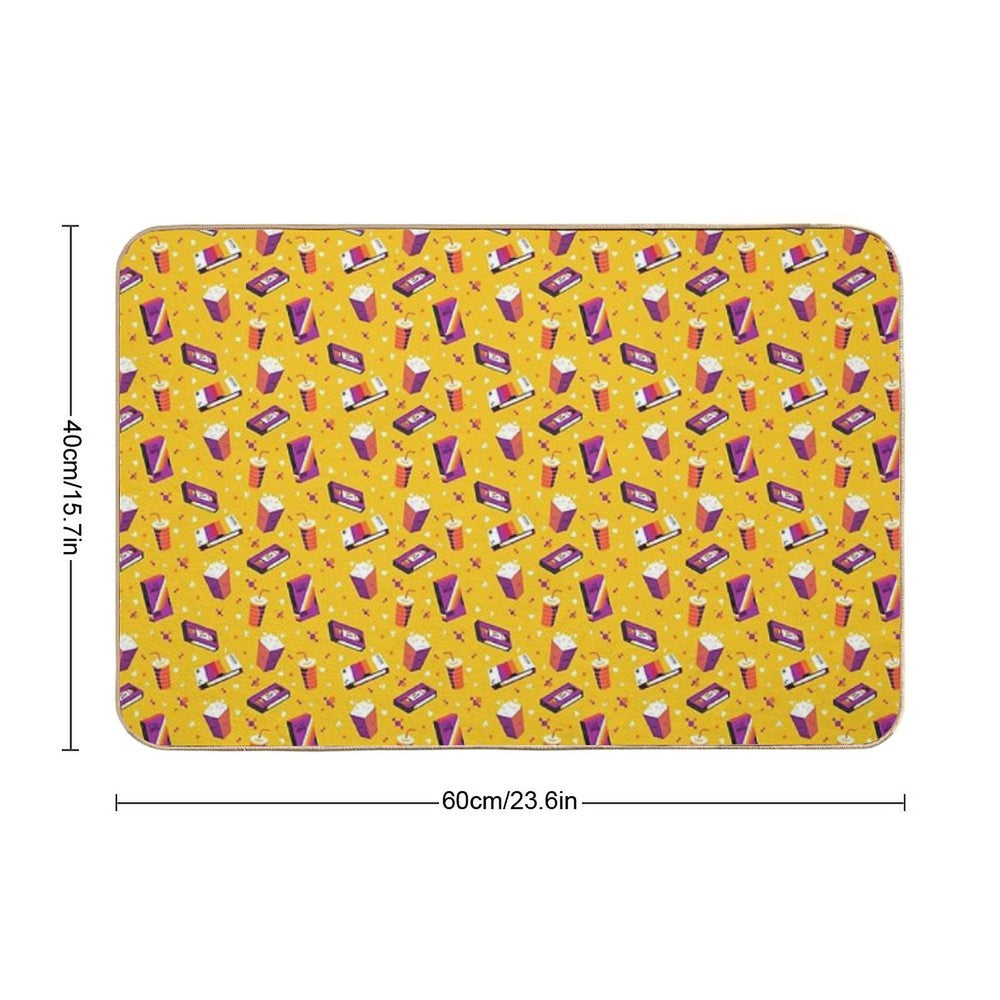 Plastic Nostalgic  Stain-Proof Bath Mat