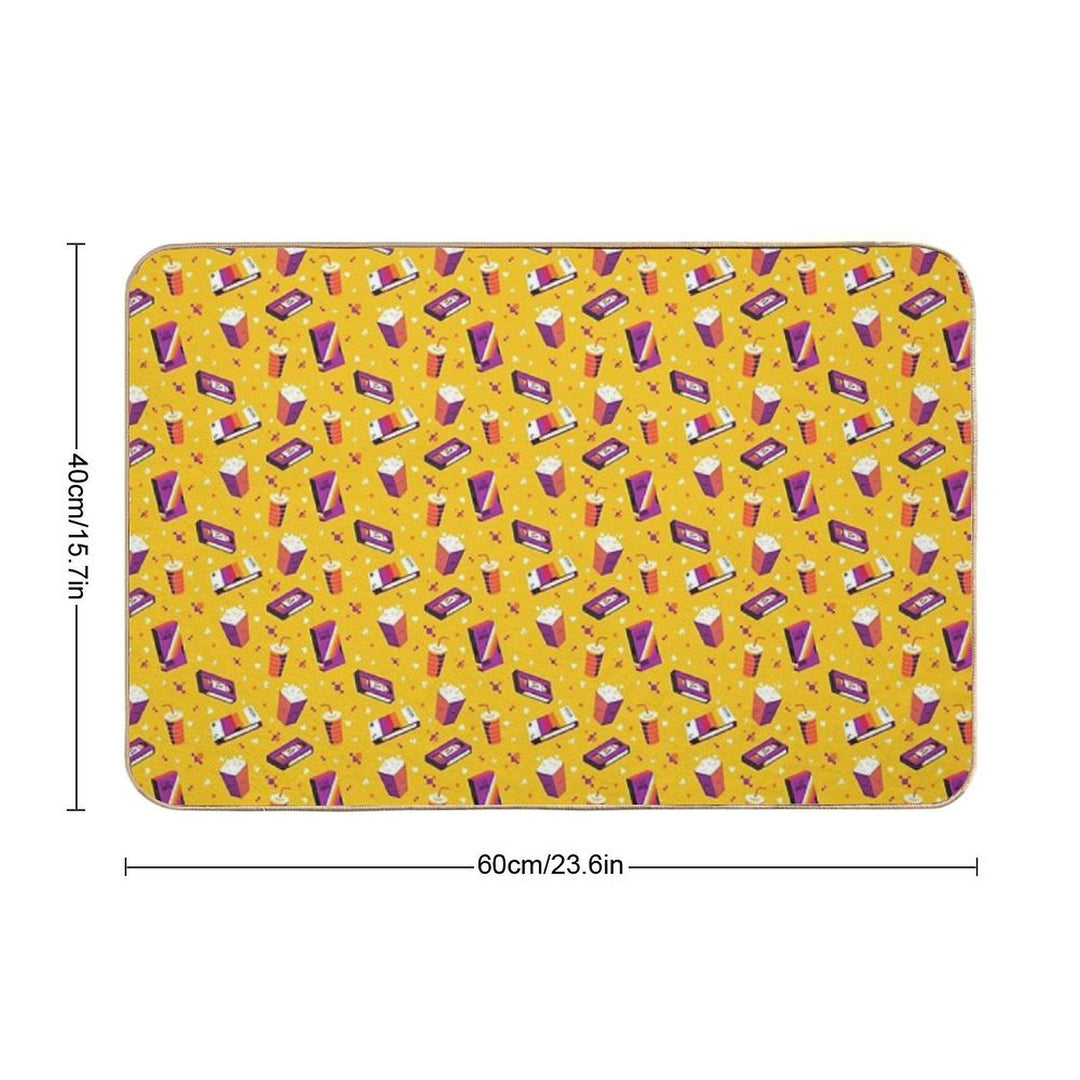 Plastic Nostalgic  Stain-Proof Bath Mat