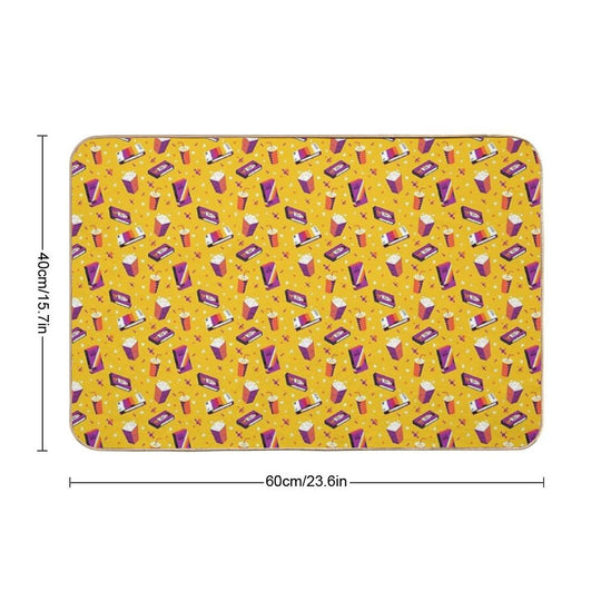 Plastic Nostalgic  Stain-Proof Bath Mat