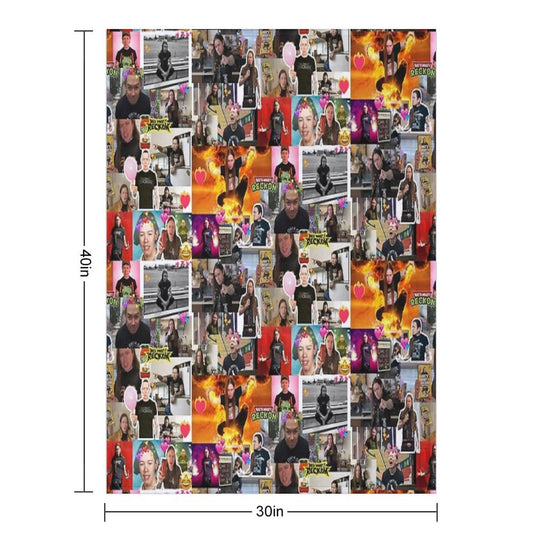 Nat Mega Collage! Versatility Throw Blanket