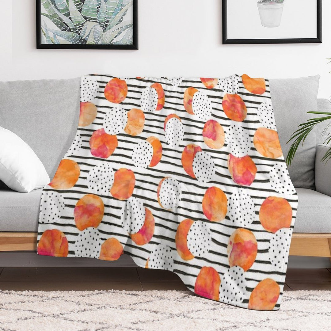 Fruity Orange Gift-ready Throw Blanket