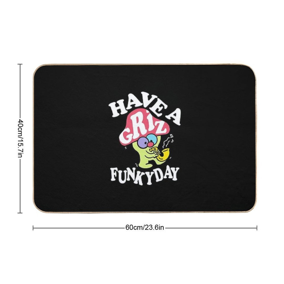 Griz Merch GRiZ Have A Funky Day  Eco-Friendly Bath Mat