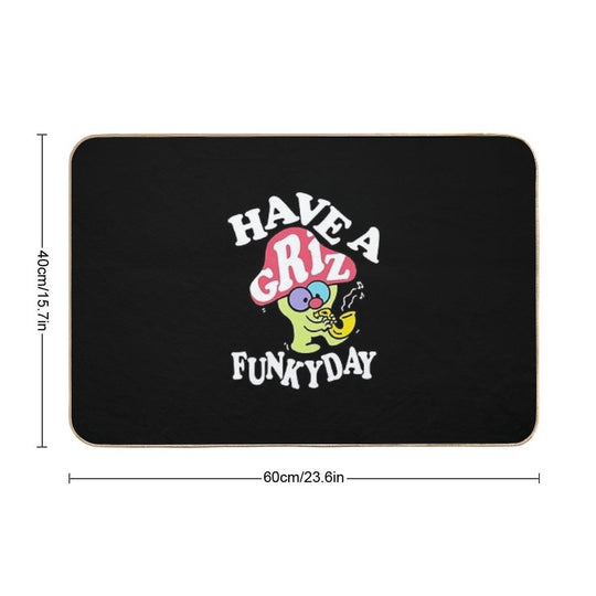 Griz Merch GRiZ Have A Funky Day  Eco-Friendly Bath Mat