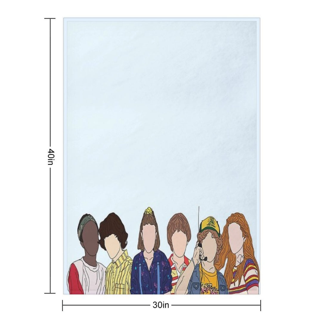 Stranger Things 3 Machine-washable Throw Blanket