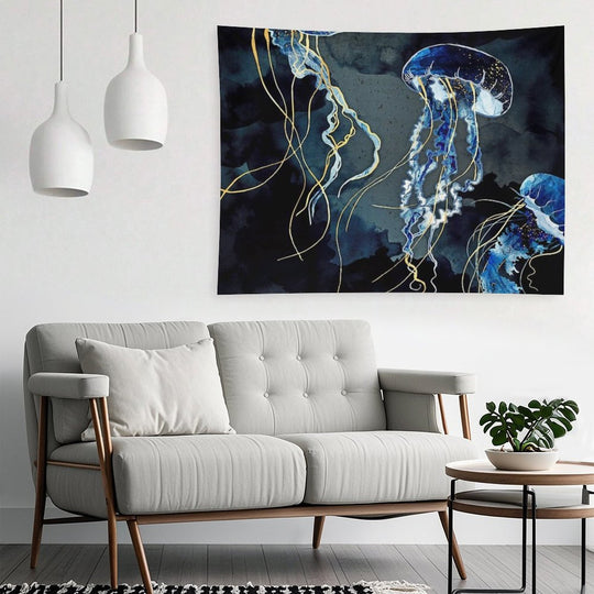 Metallic Ocean III Tapestry