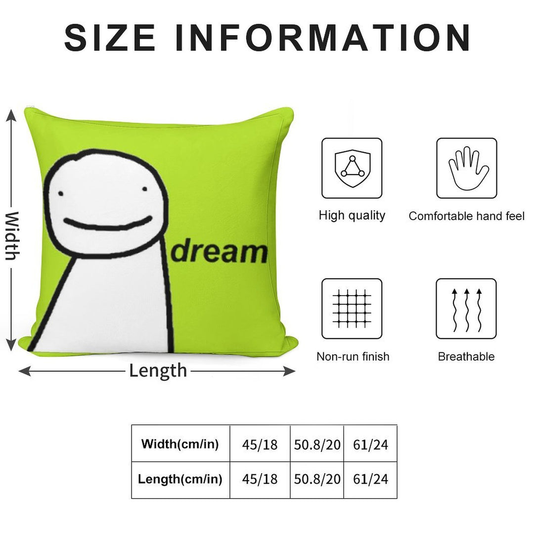 Dream Soft Shrink-Resistant Throw Pillow