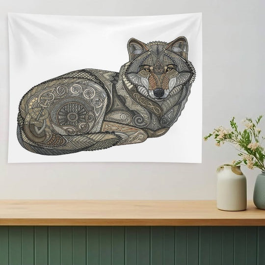 Norse Wolf Tapestry