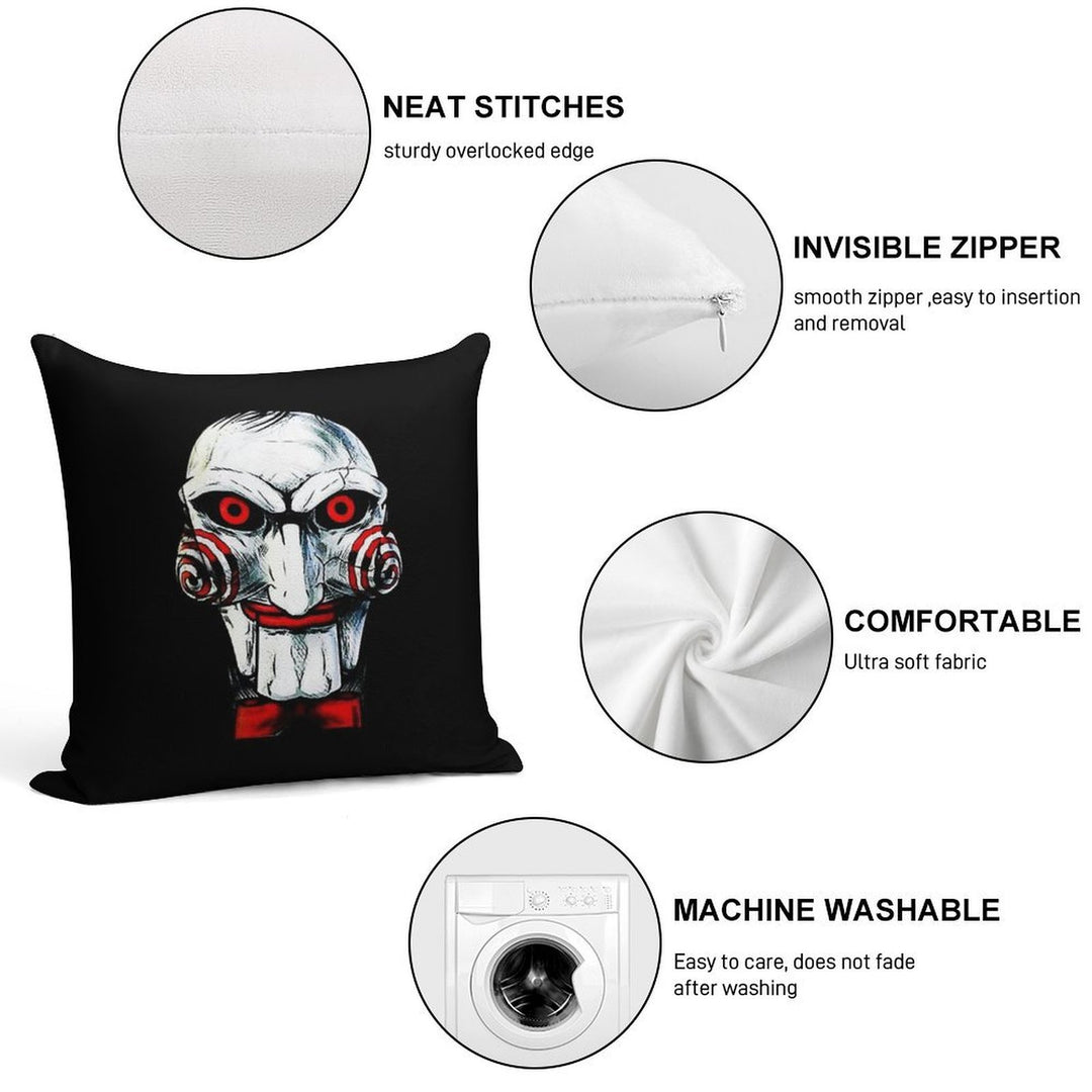 Saw- Billy T-Shirt Soft Luxury Feel Throw Pillow