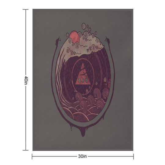 Dark Waters Travel-friendly Throw Blanket