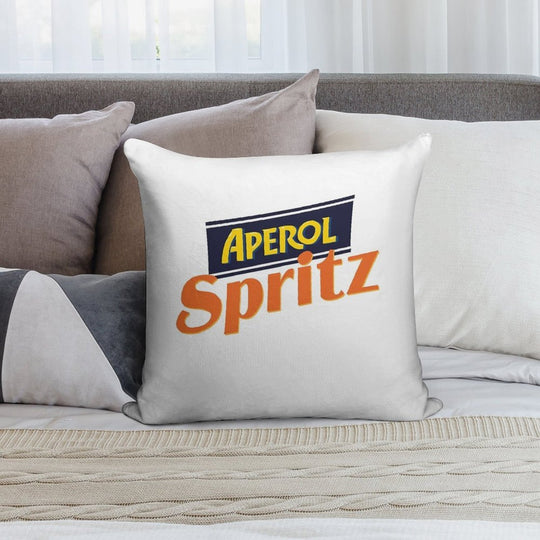 Aperol Spritz Soft Fade-Resistant Throw Pillow