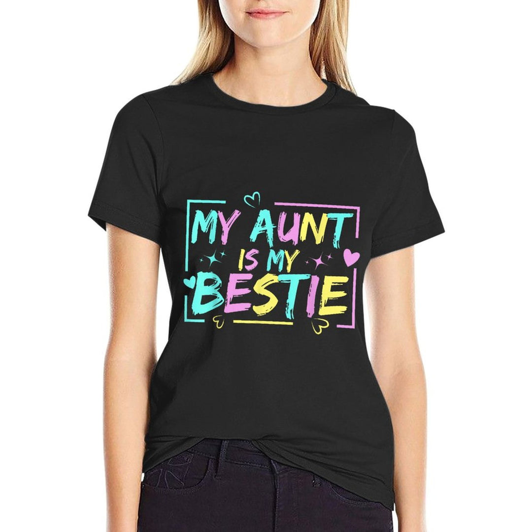 My Aunt Is My Bestie Aunt And Niece Matching  Slim-fit Cut T-Shirt