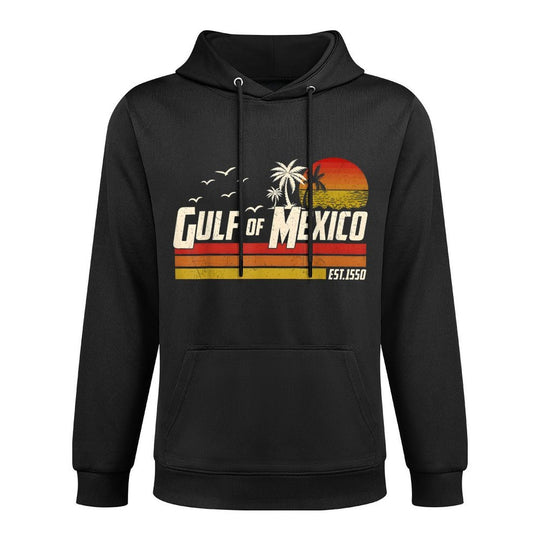 Gulf of Mexico Since 1550 Retro Vintage Beach Breathable Fabric Hoodie