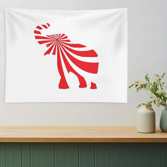 Peppermint Elephant Tapestry