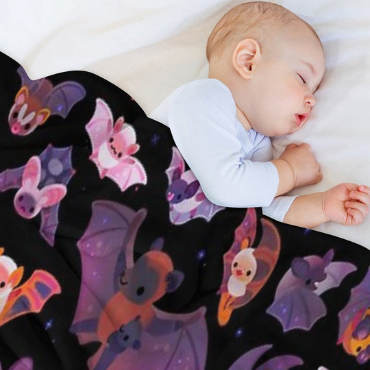 Bat - Dark Durable Throw Blanket