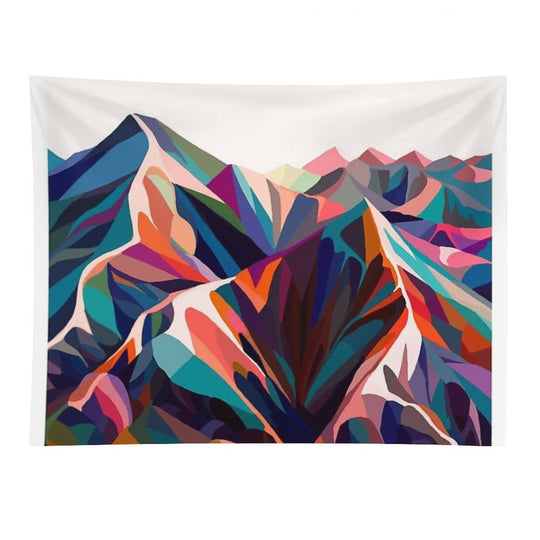 Mountains. Sunset Warm Tapestry
