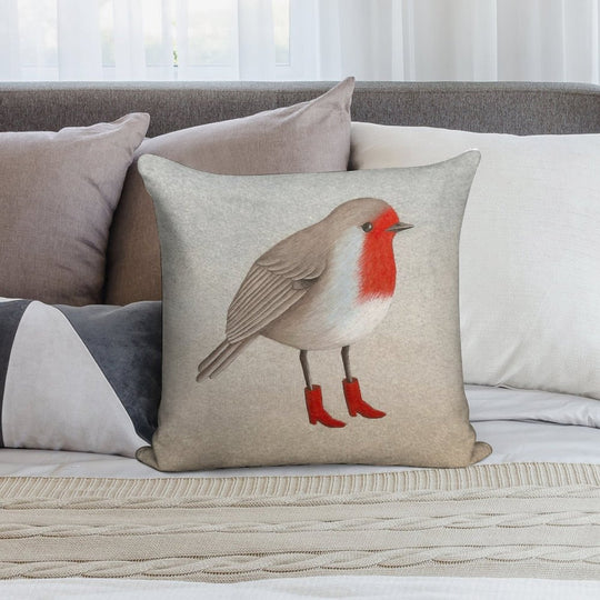 Robin Soft Luxury Feel Throw Pillow