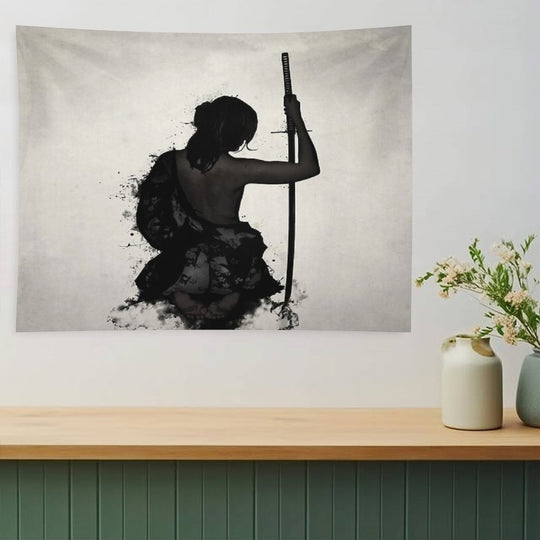Female Samurai - Onna Bugeisha Tapestry