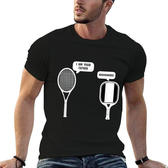 I Am Your Father Funny Pickleball Tennis Racket  Classic T-Shirt