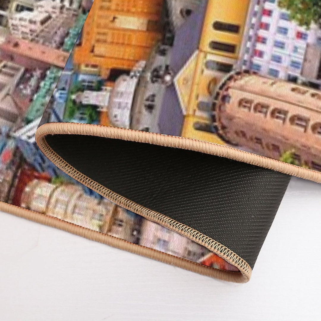 Copenhagen in Denmark  Fade-Resistant Bath Mat